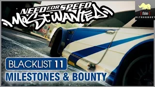 NFS Most Wanted - Blacklist 11 - Milestones & Bounty