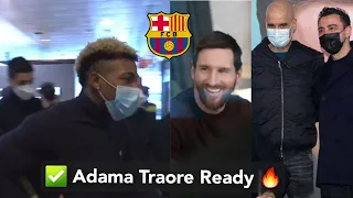 HUGE ❗Adama Traore set to be unveiled by Barcelona,✅pass medicals, Xavi,Dembele,Messi,Barcelona news