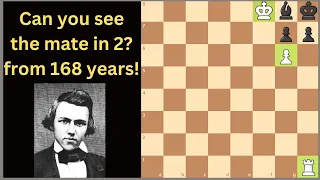 The Most Famous and Beautiful mate in 2 Morphy’s puzzle