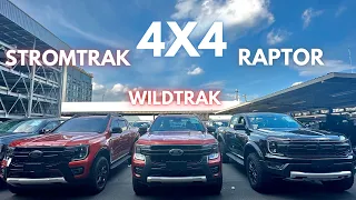 Fordตัวท็อป รีวิว 4x4 Wildtrak Stromtrak Raptor ซื้อรุ่นไหนดีต่างกันยังไง