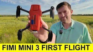 FIMI MINI 3 FIRST FLIGHT. THIS DRONE IS FEATURE PACKED!