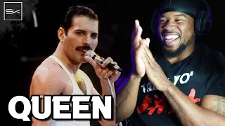 FREDDIE MERCURY WAS THE MAN! LIVE AID CONCERT - PRECIATE YALL PUTTIN ME ON QUEEN!! PATREON VAULT