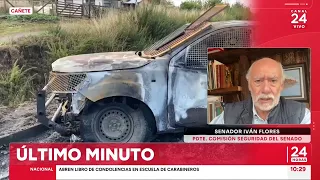 Senador Flores y asesinato de 3 carabineros: “No podemos permitir una escalada de violencia”