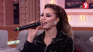 Abdelli Showtime |  شيرين اللجمي تهدي أغنية للبنات العازبات