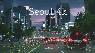 서울 야경 드라이브 , 처음으로 내차타고 서울 구경 , 드라이브 asmr , 4K Seoul Drive  No Talking No Music