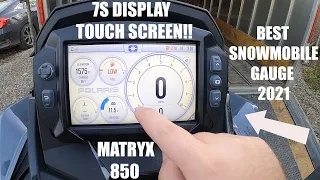 NEW 7S TOUCH SCREEN DISPLAY GAUGE FROM POLARIS/ MATRYX 850