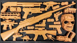 Membersihkan Nerf AK47, nerf m4, Assault Rifle, ShotGun, fast Sniper Rifle, Glock Pistol, nerf gun 7