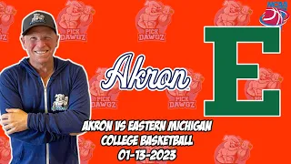 Akron vs Eastern Michigan 1/13/23 College Basketball Free Pick CBB Betting Tips | NCAAB Picks