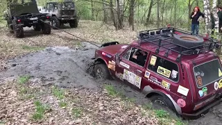 Заезд был суров, но не для всех.. УАЗ на БТРовских, Unimog, Нива, Nissan Patrol, Suzuki Jimny