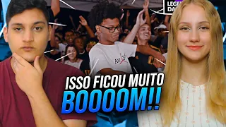 REACT EM CASAL - ENCAIXADAS NO BEAT viciantes! (LEGENDADO)