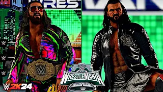 WWE WrestleMania XL: Seth “Freakin” Rollins vs. Drew McIntyre (World Heavyweight Championship)