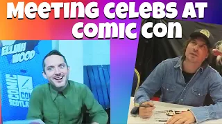 Meeting the Celebs at Scotland Comic Con 2023