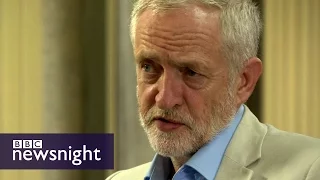 Jeremy Corbyn on the Labour leadership race - BBC Newsnight