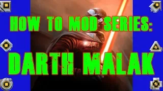 How to Mod Series: Darth Malak! Star Wars Galaxy of Heroes | SWGoH