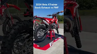 2024 Beta XTrainer Stock Exhaust VS FMF #3seasrecreation #BetaXtrainer #3SRTV  #3seasnation