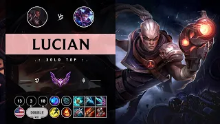 Lucian Top vs Vayne - NA Master Patch 14.9