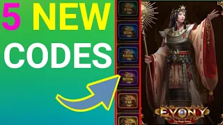 EVONY THE KING'S RETURN REDEEM CODES 2023 - EVONY THE KING'S PROMO CODES 2023