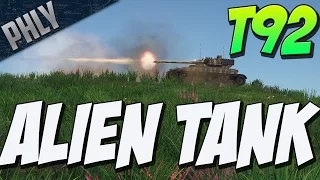 ALIEN TANK- T92 Light TANK (War Thunder Tanks Gameplay)