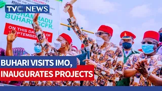 Buhari Visits Imo, Inaugurates Gov. Uzodimma’s Signature Projects