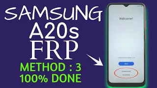 2022 UPDATE: Samsung A20s FRP Bypass Android 11 Without PC | No Knox | No Alliance | All Binary Work