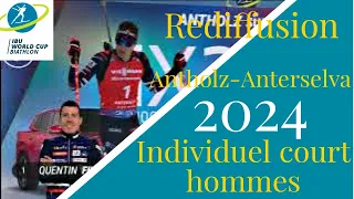 BIATHLON 2024 INDIVIDUEL COURT HOMMES ANTHOLZ-ANTERSELVA 2024