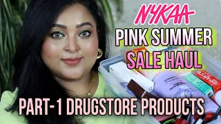 NYKAA PINK SUMMER SALE 2024 HAUL|| PART-1 Affordable DRUGSTORE PRODUCTS|| SPEEDY REVIEWS & SWATCHES