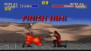Ultimate Mortal Kombat 3 (Sega Genesis) - Fatalities on Shao Kahn