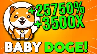 NEXT 100X COIN ! BABY DOGE COIN MASSIVE PRICE PUMP ! BABY DOGE COIN PRICE PREDICTION 2021 !