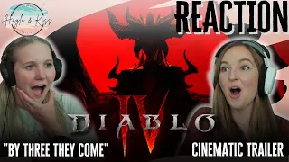 JAW DROPPED | Diablo IV | Cinematics Reaction "By Three They Come" and Official Trailer