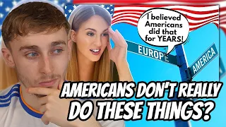 Brit Reacting to 10 Lies Europeans Believe About American People