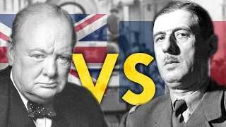 In 1945, why did Britain and France nearly go to war?