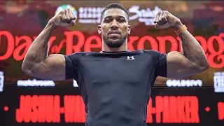 Anthony Joshua • FULL MEDIA WORKOUT (Saudi Arabia) DAZN & TNT Boxing