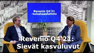 Revenio Q4'21: Sievät kasvuluvut