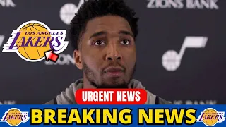 BOMB! URGENT! LOOK WHAT DONOVAN MITCHELL SAID ABOUT THE LAKERS! SHOCKED THE NBA! LAKERS NEWS!