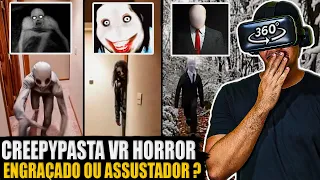 Jeff the killer, Slenderman e The rake no mesmo video - 360 Creepypasta Experience VR 4K