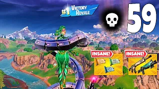 59 Elimination Solo Vs Squads "Zero Build" Gameplay Wins (Fortnite chapter 5)