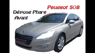 TUTO Comment démonter Phare Peugeot 508/ How to remove headlight Peugeot 508