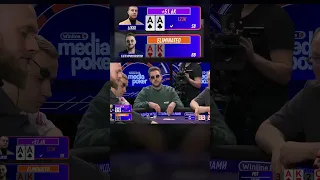 ЛИКС ПРОТИВ БЕБУРИШВИЛИ | МЕДИА ПОКЕР #shorts #voodoosh #poker #lyx