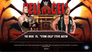 [WWE 2K23] The Rock VS 'Stone Cold' Steve Austin Full Gameplay