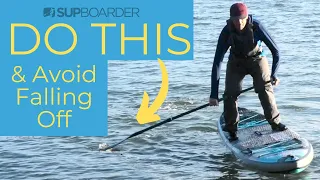 Stand Up Paddle Brace Techniques / How To Not Fall Off & Stay On Your SUP