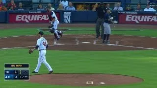 TB@ATL: Foltynewicz strikes out Ramirez to end inning