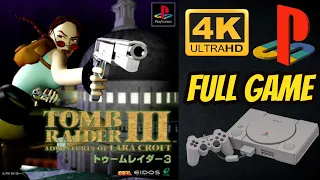 Tomb Raider 3: Adventures of Lara Croft JAPAN EDITION | 4K60ᶠᵖˢ UHD🔴| PS1 | 100% Longplay Full Game