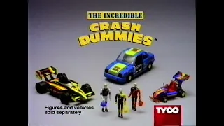 The Incredible Crash Dummies Test Racing Team UK TV toy advert