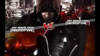 Alex Mercer vs Alex Mercer (prototype vs prototype 2)