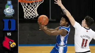 Duke vs Louisville ACC Men's Basketball Tournament Highlights (2021)