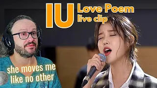 IU 아이유 - Love Poem - live clip reaction - she is my safe haven