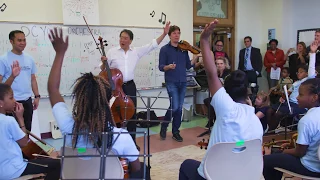 Joshua Bell visits Bunker Hill Elementary with Yo-Yo Ma - Turnaround Arts