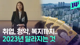 모르면 손해! 2023년 달라지는 월세, 청약, 부모급여, 유류세 관련 제도 / 14F