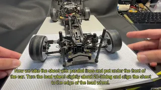 Ackermann guide for Yokomo RC drift car with sliderack