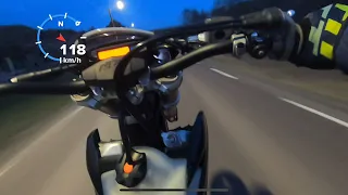 Ktm Exc 500 Supermoto Gopro Pov wheelis ans burnouts video